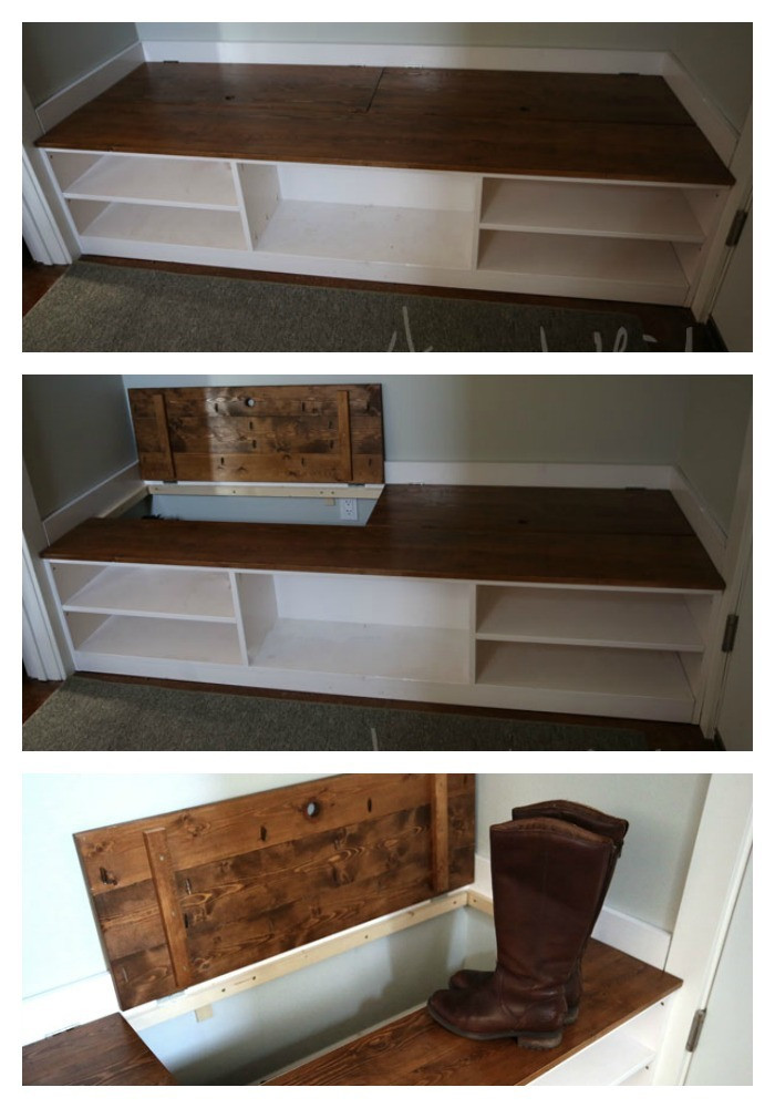 DIY Mudroom Bench Plans
 Ana White