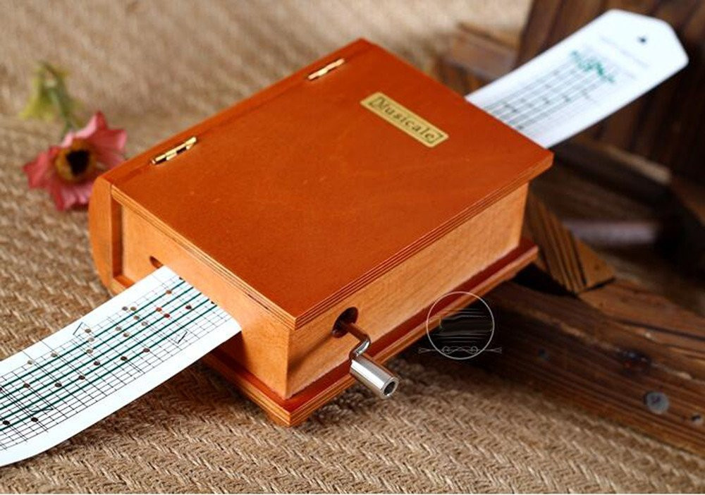 DIY Music Box
 15 Notes Wooden Book Music box Musical Toy DIY Make Yr Own