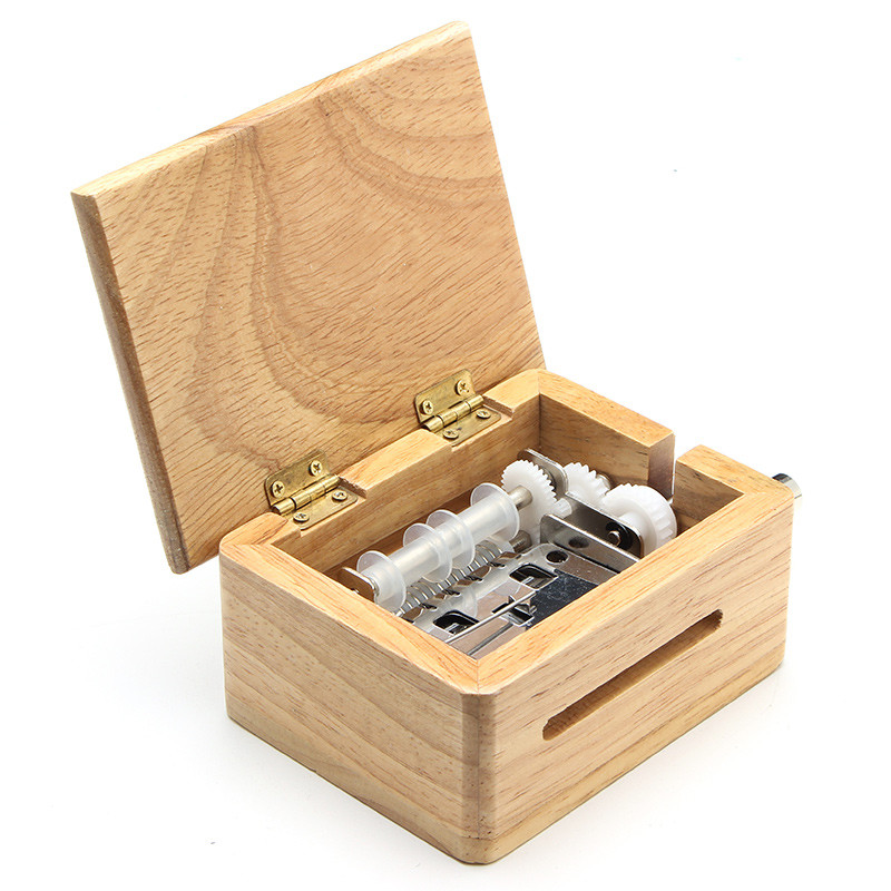 DIY Music Box
 DIY Hand cranked Music Box Wooden Box Hole Puncher