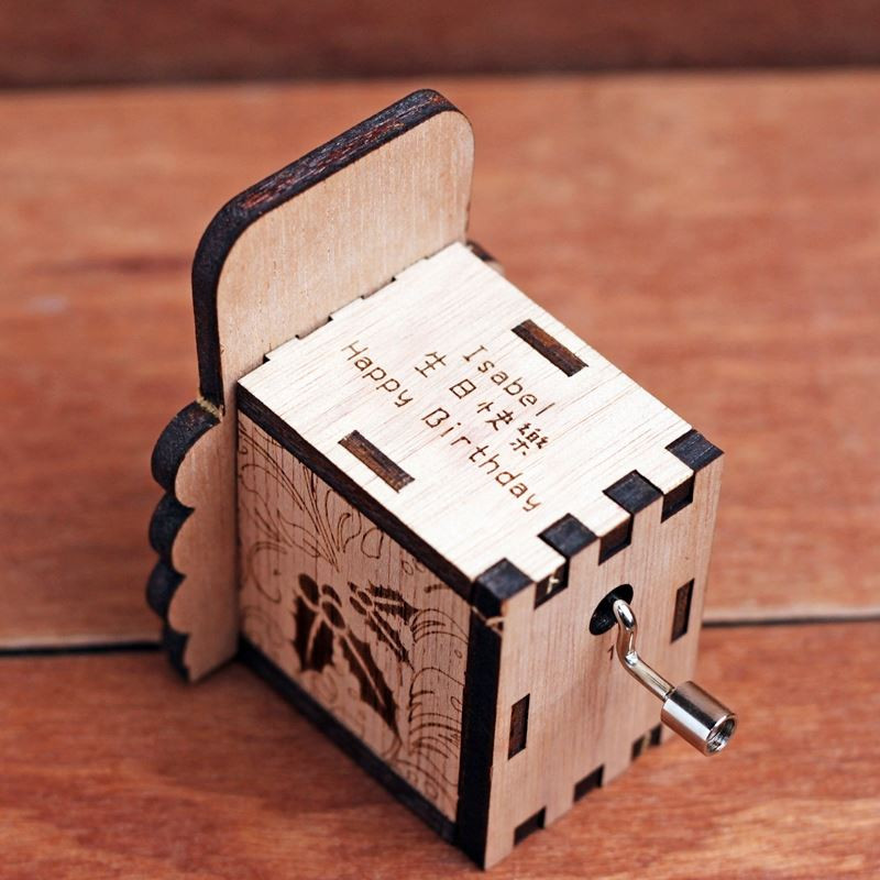 DIY Music Box
 Nutcracker DIY Hand Cranked Wooden Music Box KOKOMU