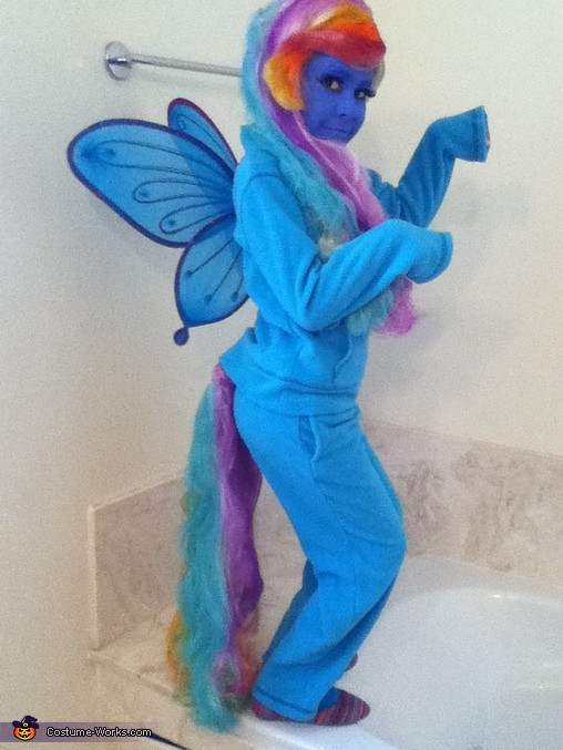 DIY My Little Pony Costume
 Girl s My Little Pony Rainbow Dash Costume