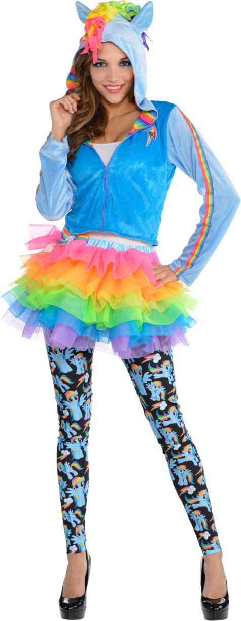 DIY My Little Pony Costume
 Adult Cozy Rainbow Dash Costume My Little Pony Party