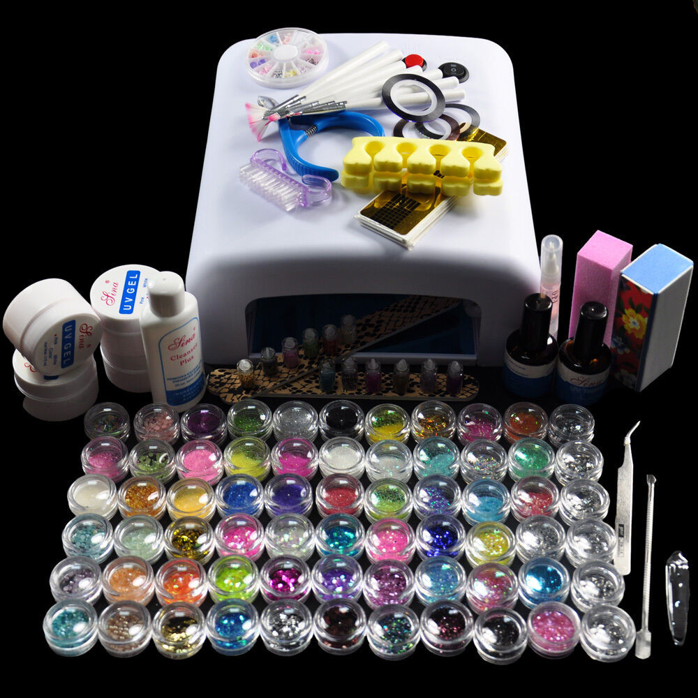 DIY Nail Kit
 DIY Full Set Nail Style Nail Gel Polish Manicure Kit with