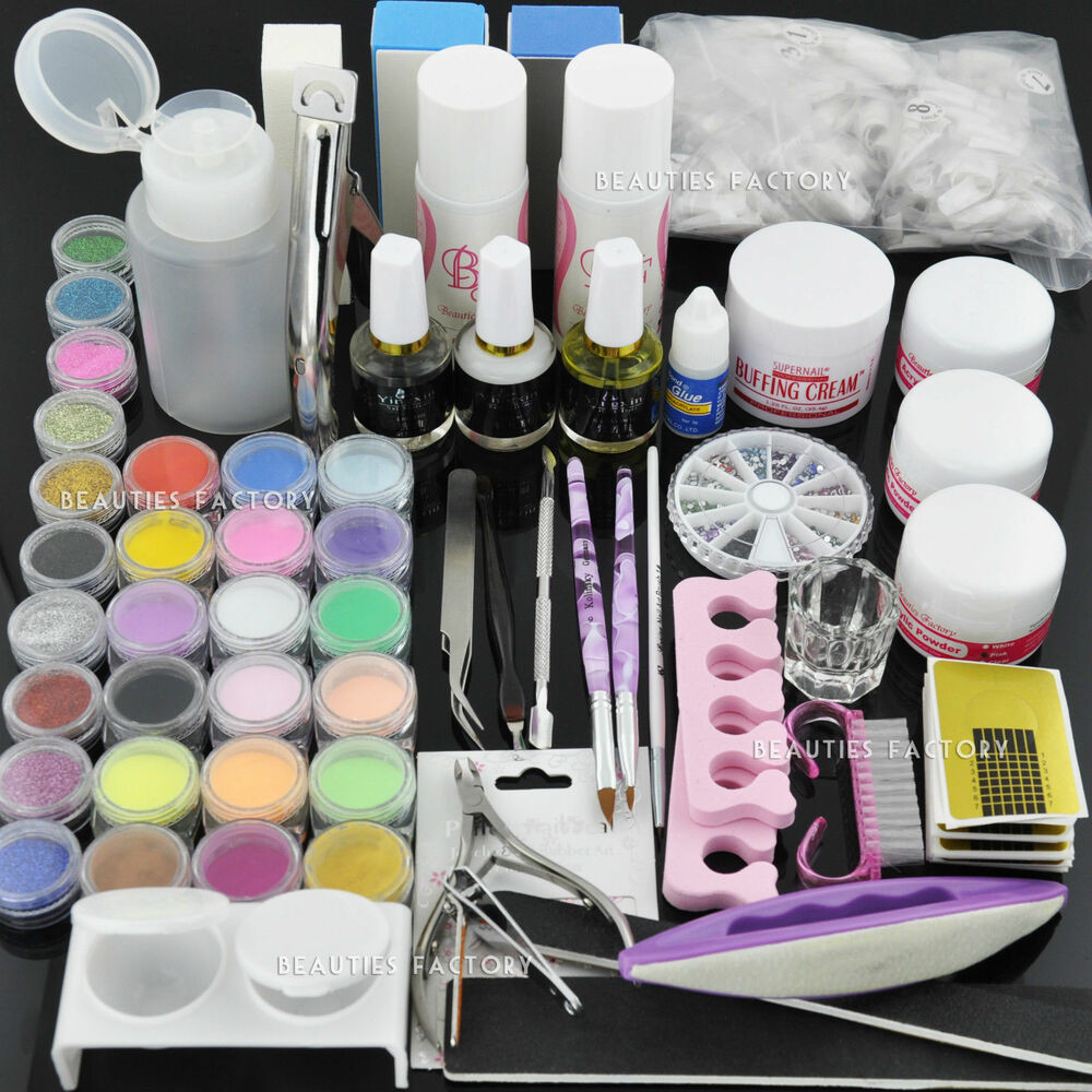 DIY Nail Kit
 BF Acrylic Powder Nail Art Kit UV Gel Manicure DIY Tips