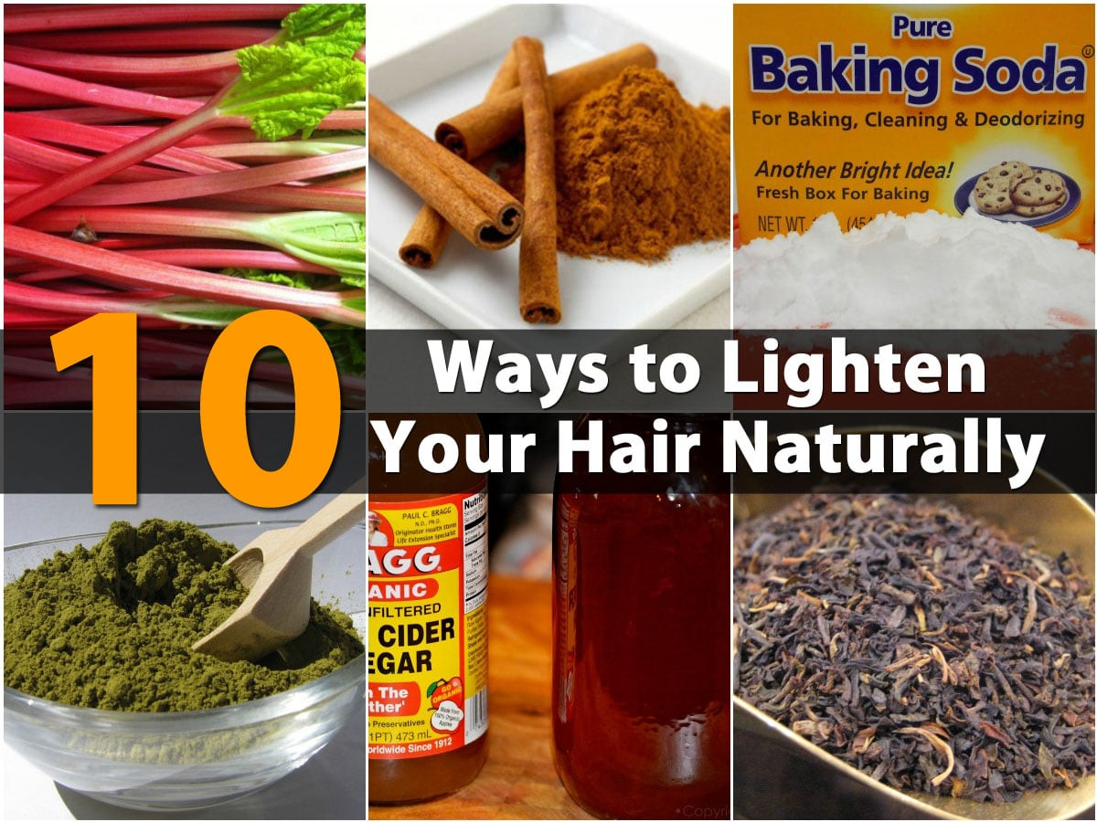 DIY Natural Hair Lightener
 10 Ways to Lighten your Hair Naturally Homemade Recipes