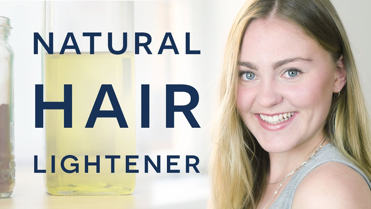 DIY Natural Hair Lightener
 DIY Natural & Organic Lightening Hair Mask