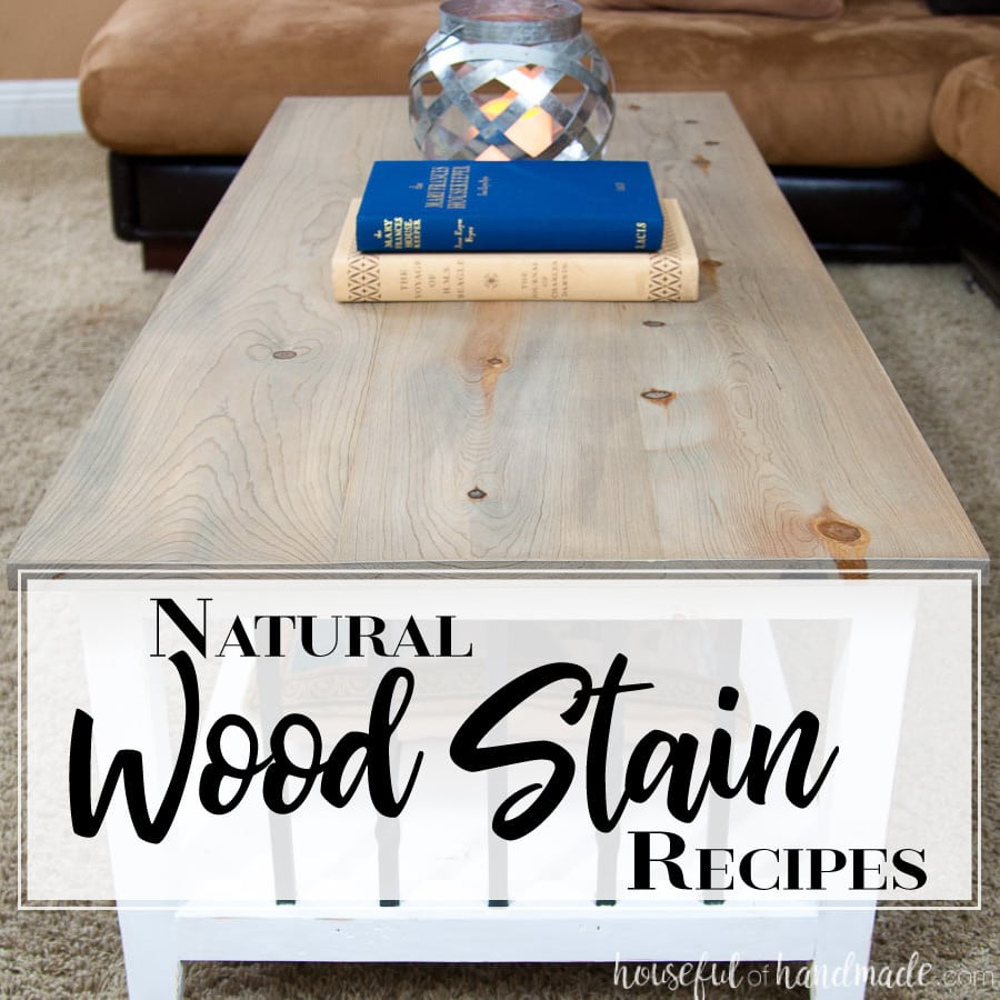 DIY Natural Wood Stain
 Homemade Natural Wood Stain Houseful of Handmade