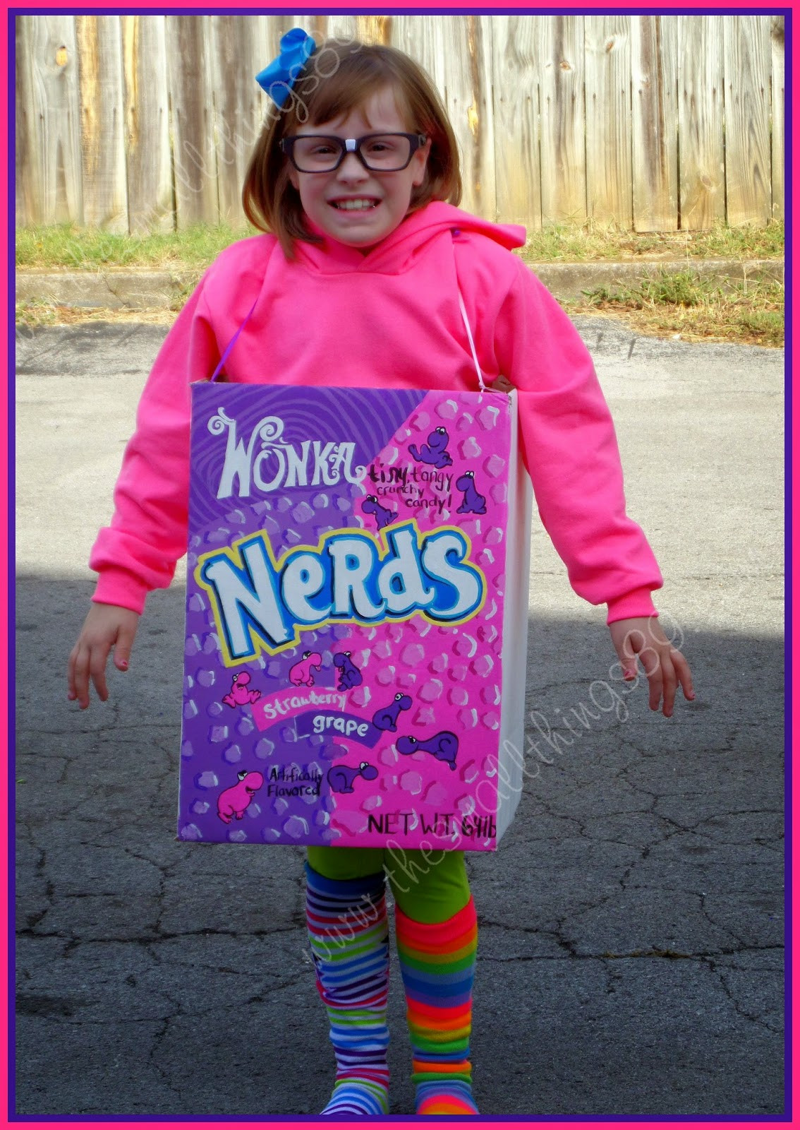 DIY Nerd Costume
 DIY Homemade Nerds Candy Halloween Costume