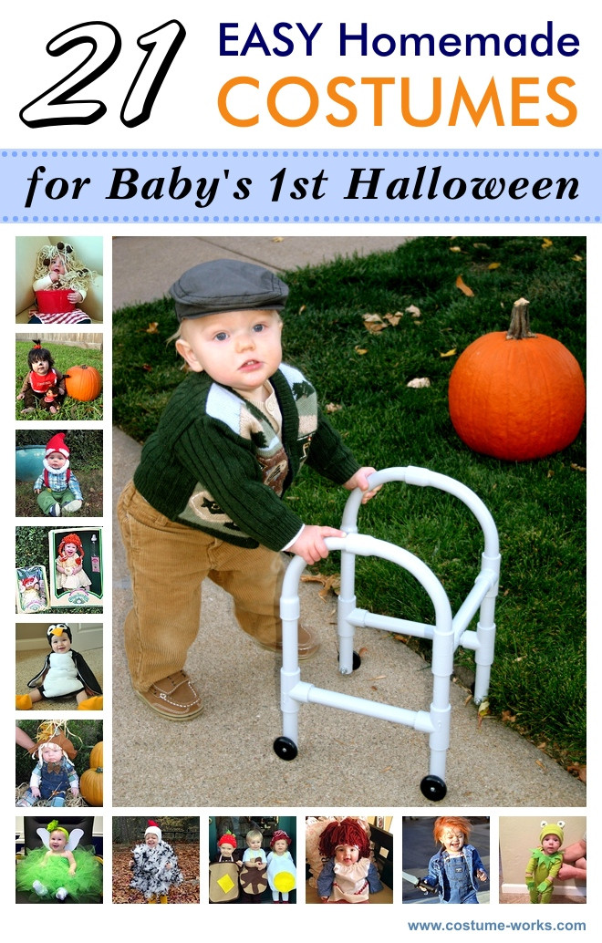 DIY Newborn Halloween Costumes
 21 Easy Homemade Costumes for Baby s First Halloween