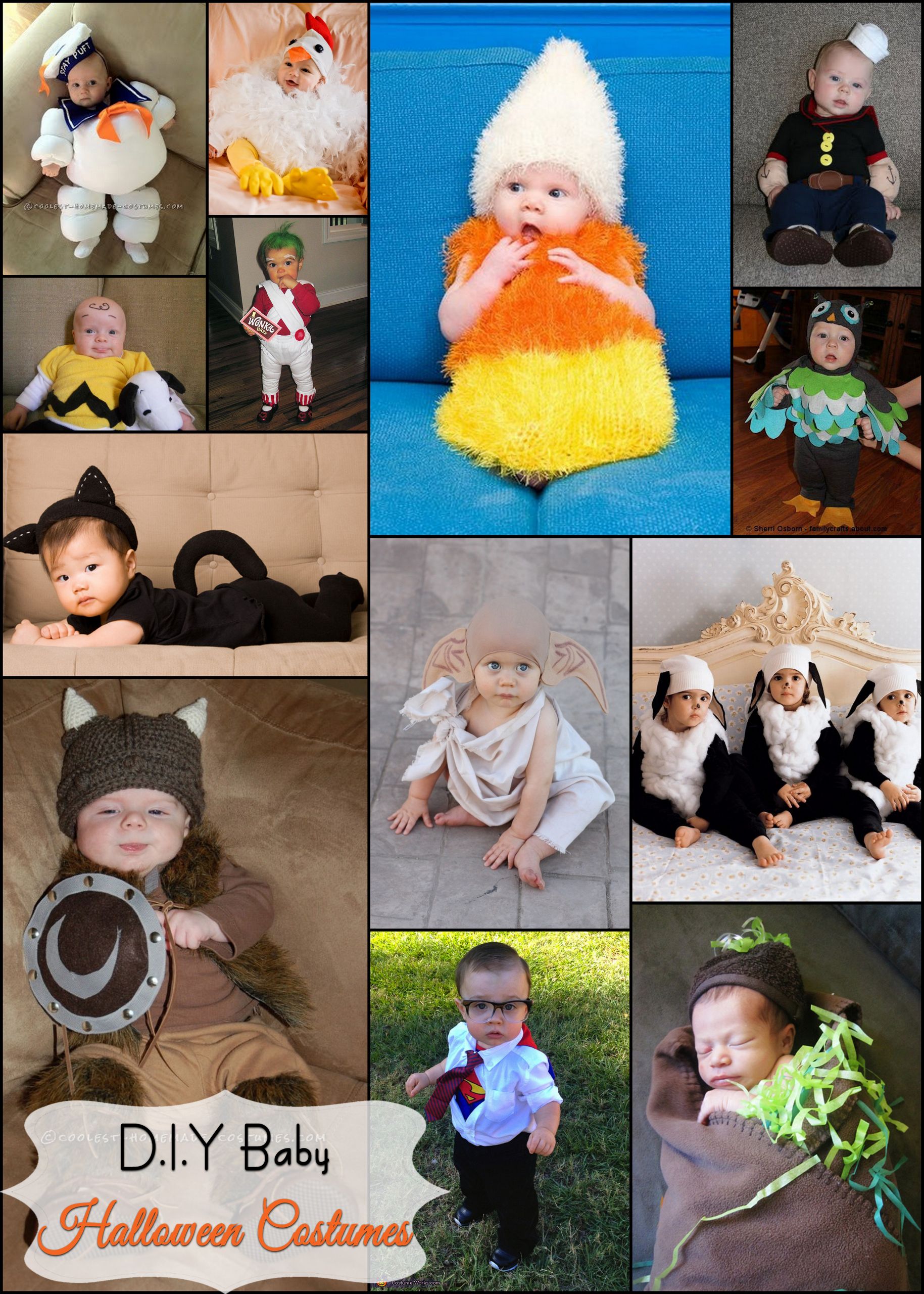 DIY Newborn Halloween Costumes
 D I Y Baby Halloween Costumes