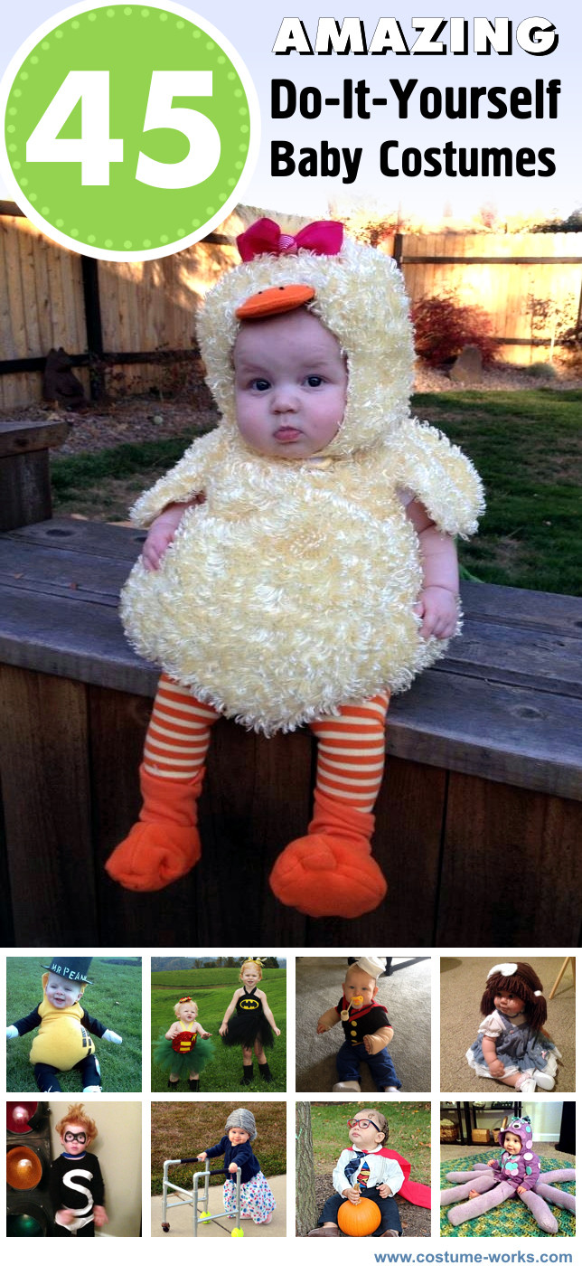 DIY Newborn Halloween Costumes
 45 Amazing DIY Baby Halloween Costumes