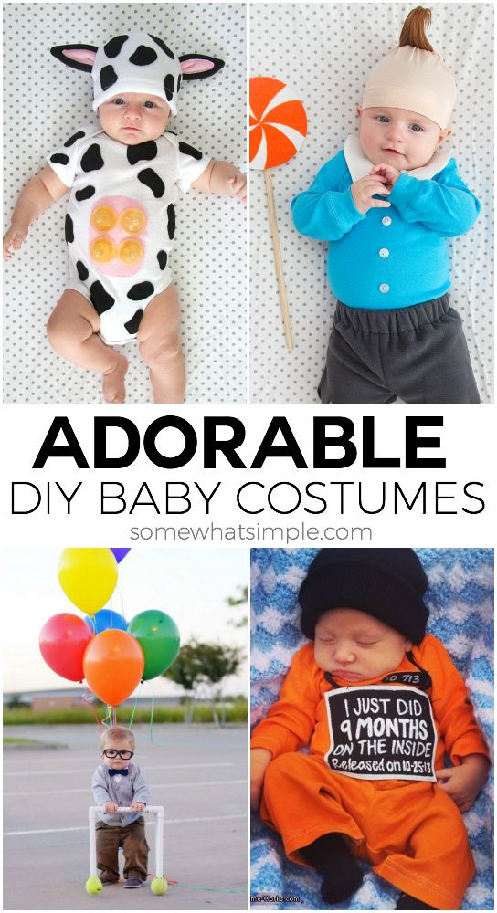 DIY Newborn Halloween Costumes
 10 Cutest DIY Baby Costumes for Halloween Somewhat Simple