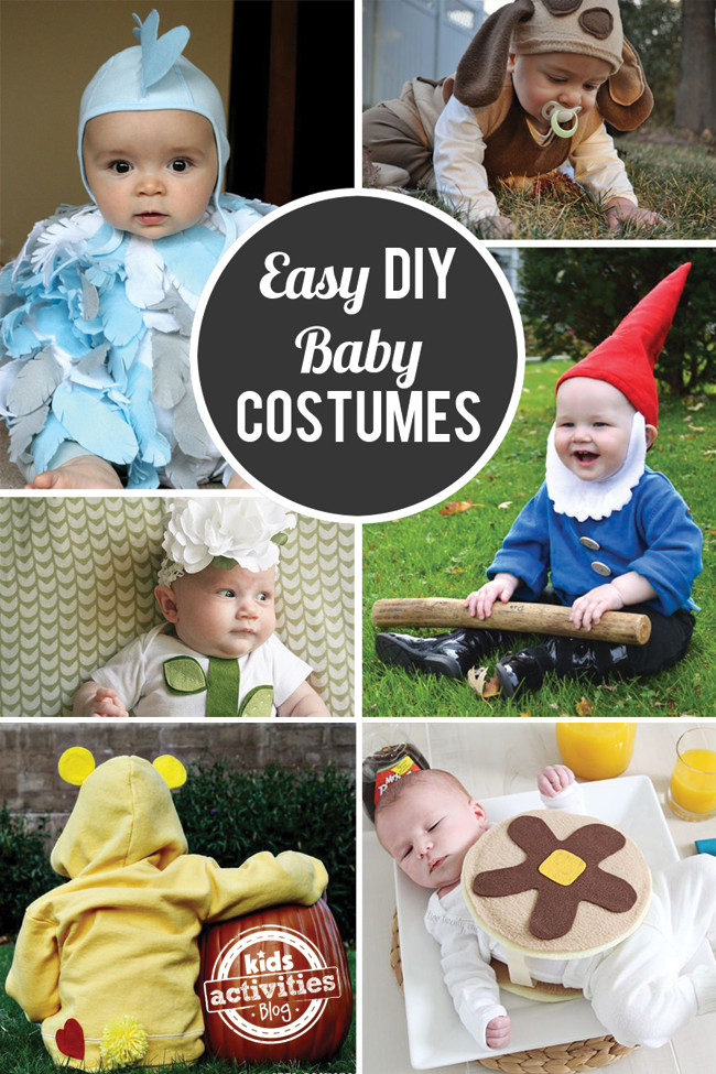 DIY Newborn Halloween Costumes
 Easy Homemade Halloween Costumes for Baby