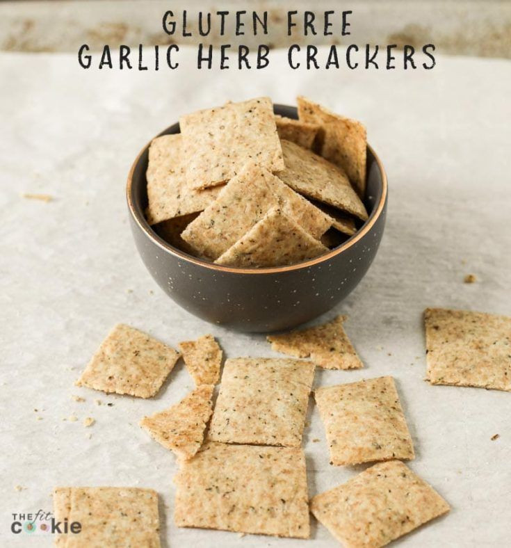 DIY Nitrous Cracker
 Gluten Free Garlic Herb Crackers Dairy Free • The Fit