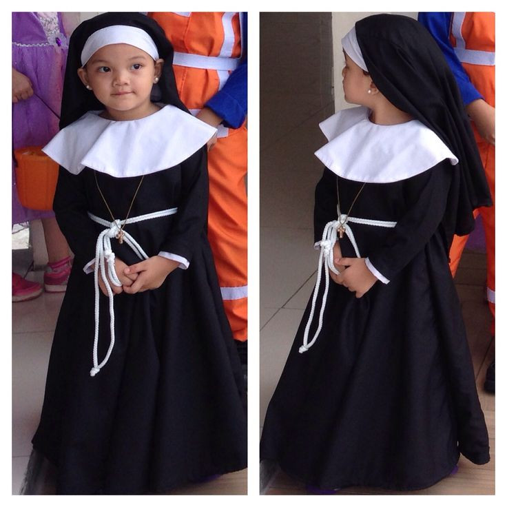 DIY Nun Costume
 Halloween Baby girl Nun costume Won best in costume this