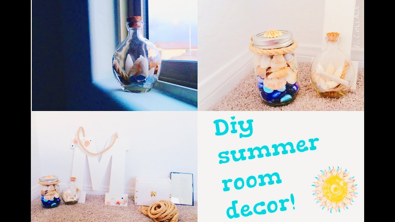 DIY Ocean Decor
 DIY Summer Room Decor Ocean and Nautical