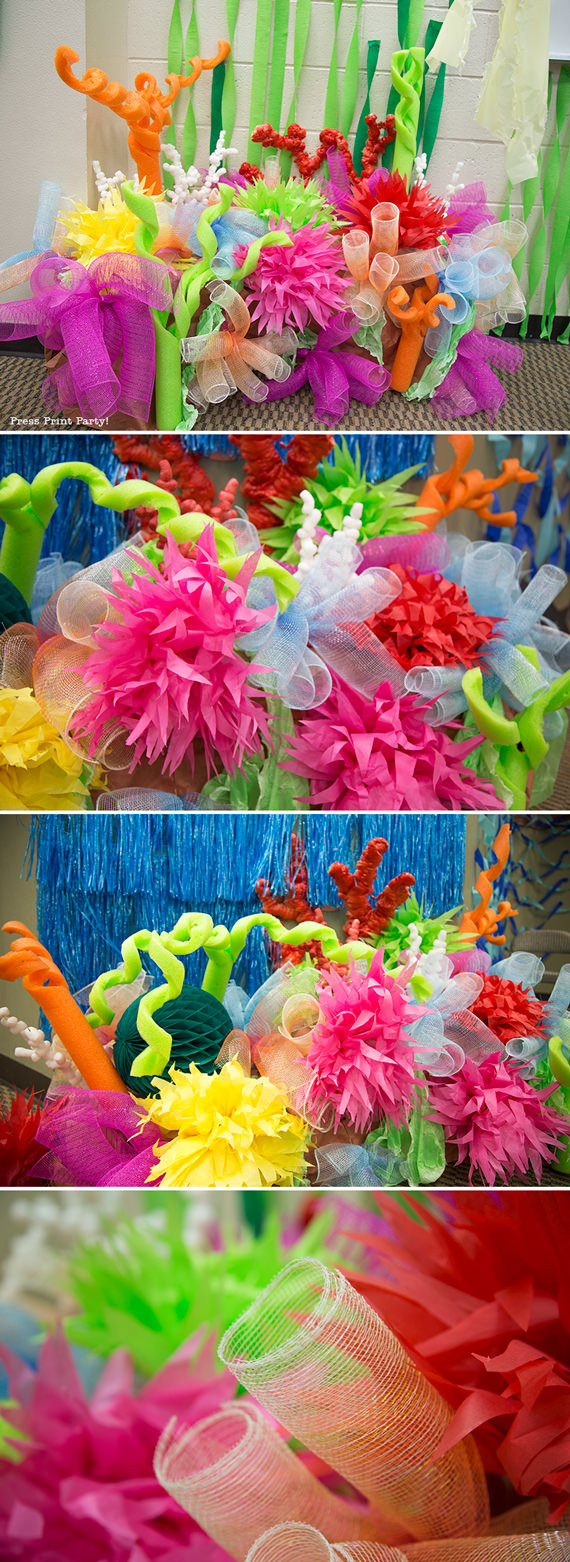 DIY Ocean Decor
 Amazing Under the Sea Decorations VBS or Party Press