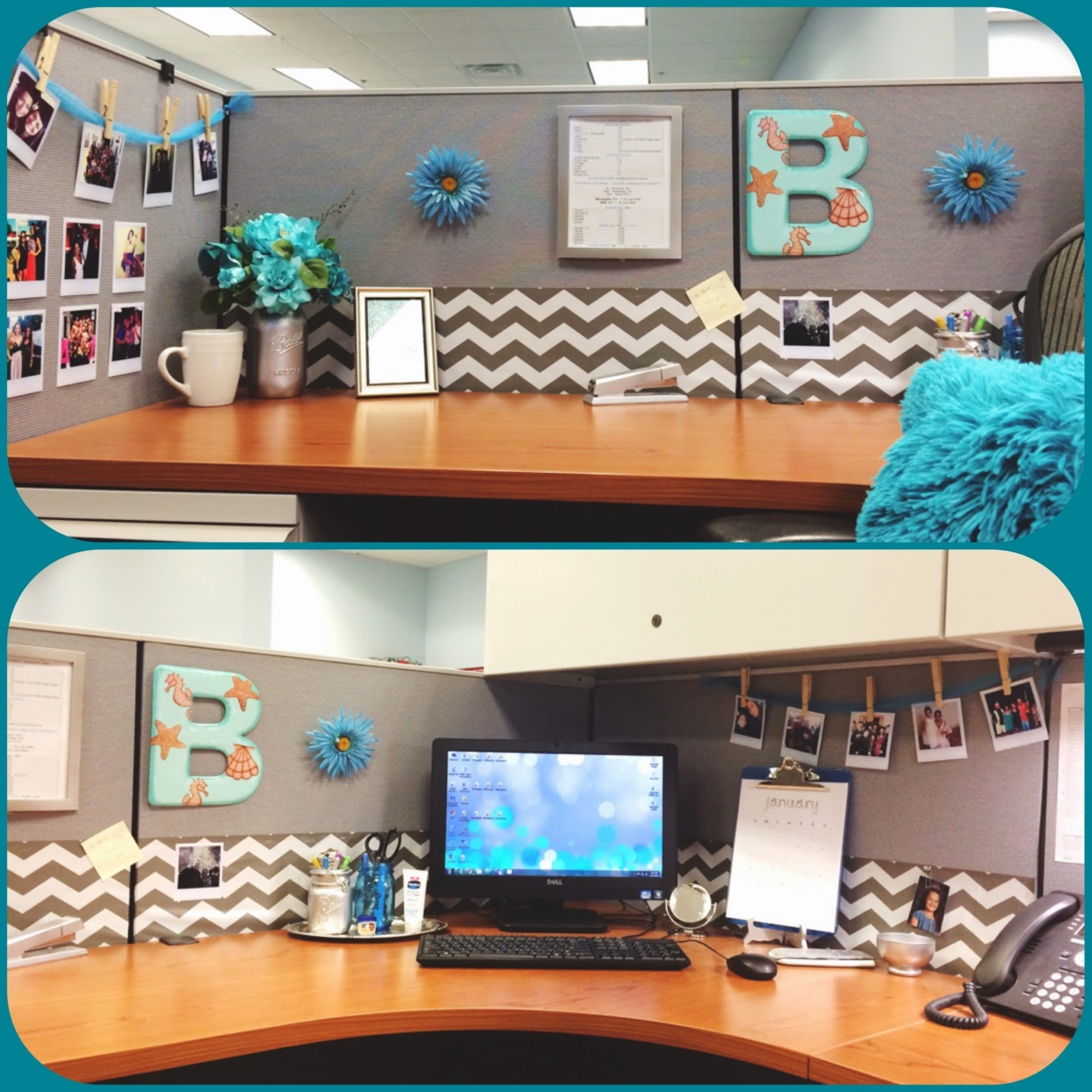 DIY Office Decor
 The Beetique My fice Cubicle Makeover