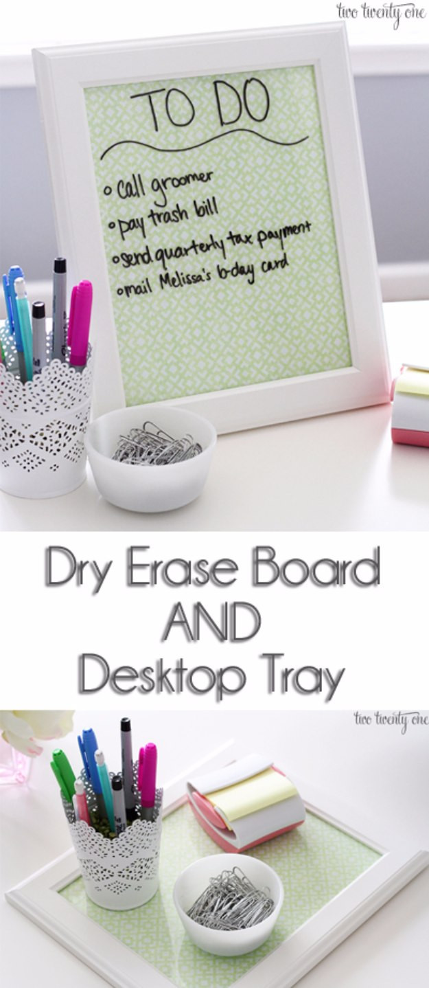 DIY Office Desk Decor
 17 Exceptional DIY Home fice Decor Ideas With Tutorials