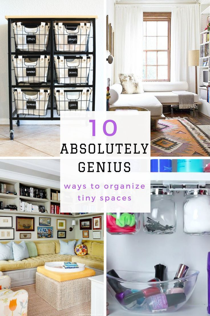 DIY Organization Ideas For Small Spaces
 How to organize small spaces Small Space Organization