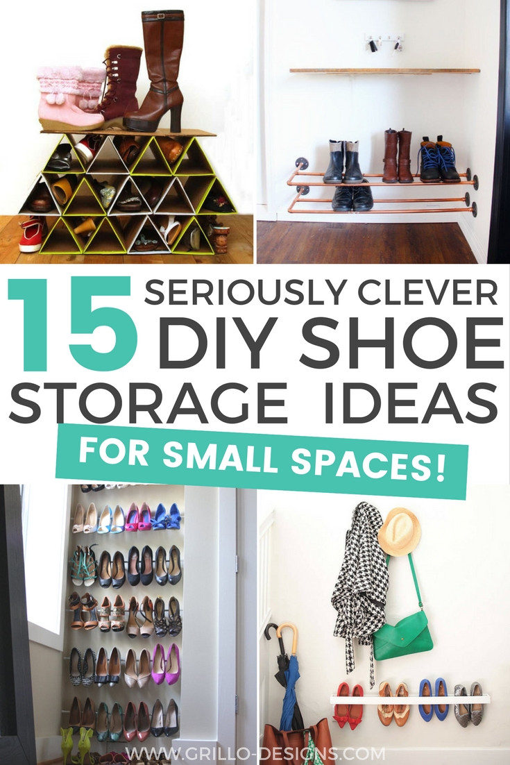 DIY Organization Ideas For Small Spaces
 15 Clever DIY Shoe Storage Ideas Grillo Designs