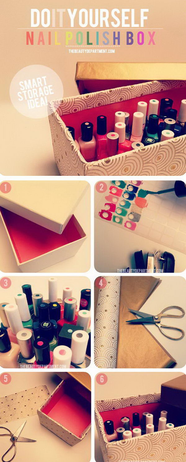 DIY Organizer Ideas
 25 DIY Makeup Storage Ideas and Tutorials Hative