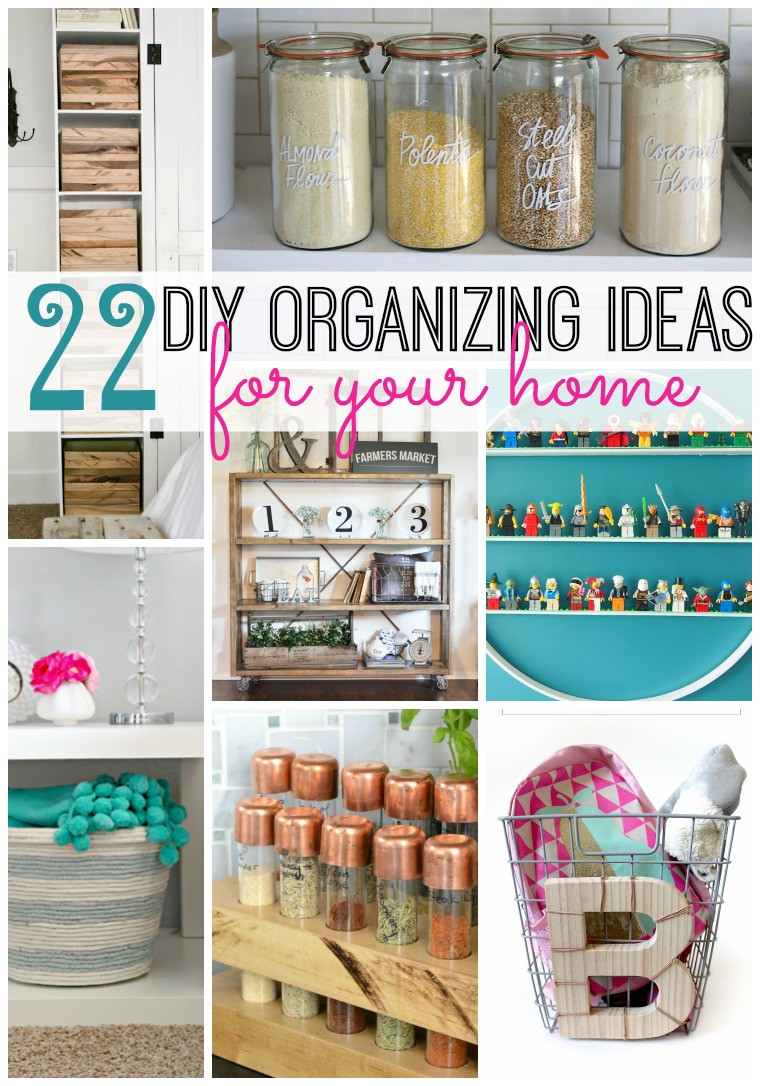 DIY Organizer Ideas
 22 DIY Organizing Ideas For Your Home Tatertots and Jello