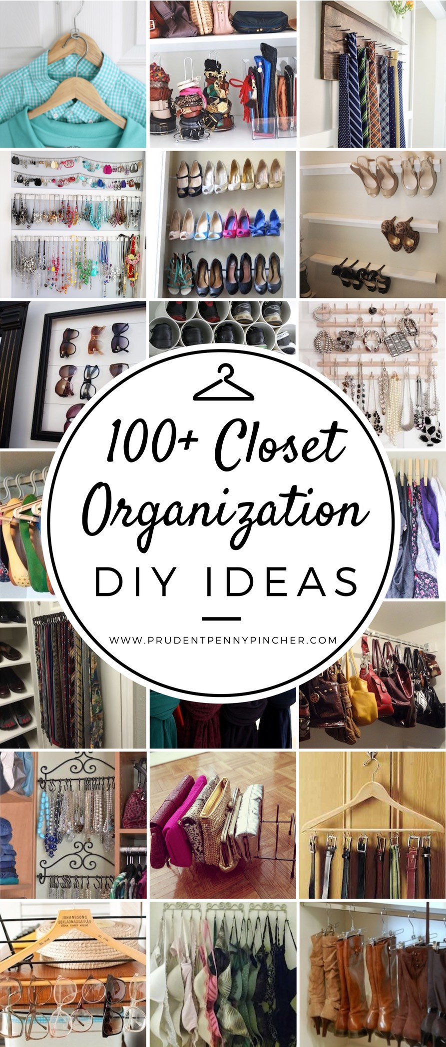 DIY Organizer Ideas
 100 Best DIY Closet Organization Ideas Prudent Penny Pincher