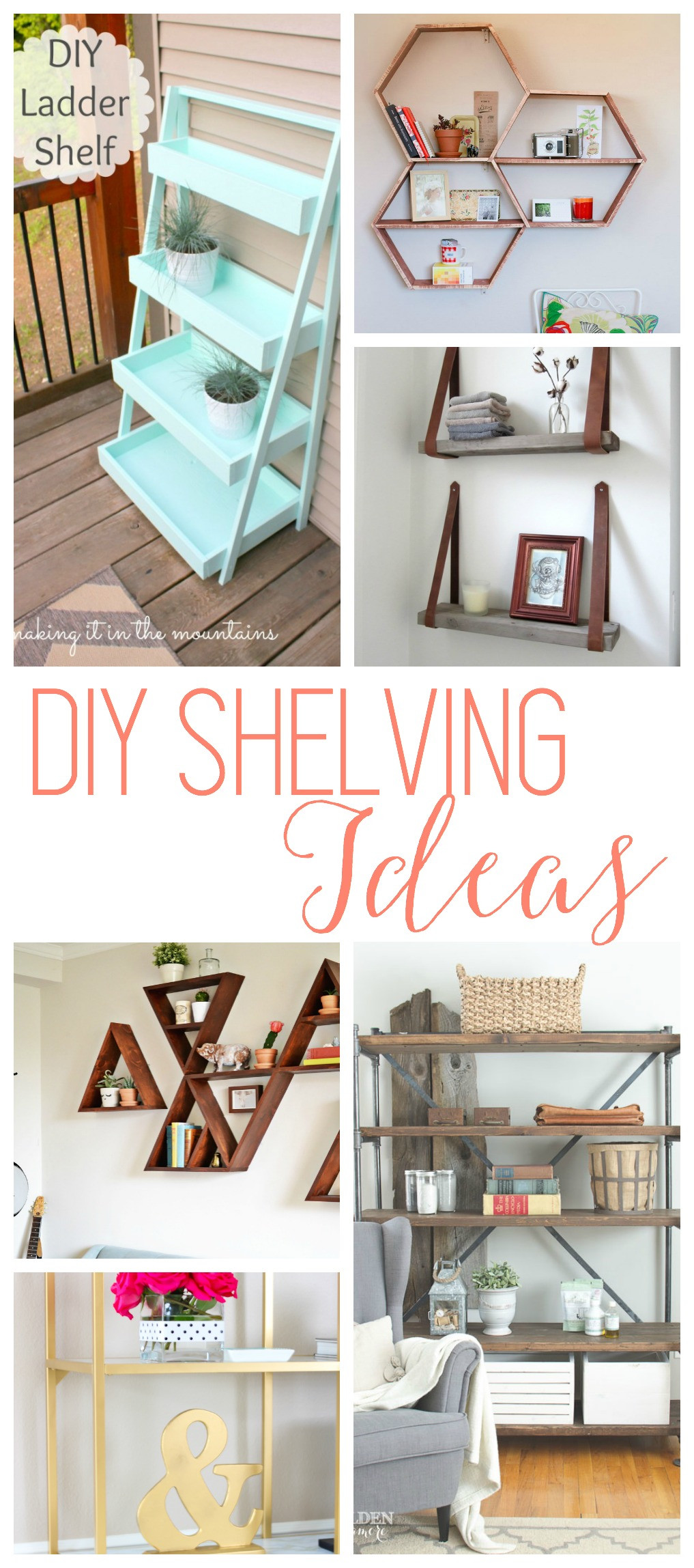 DIY Organizer Ideas
 DIY Shelves 18 DIY Shelving Ideas
