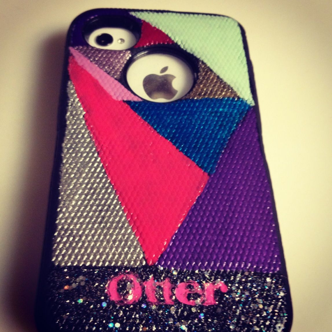 DIY Otterbox Decoration
 Otterbox case painted with nail polish