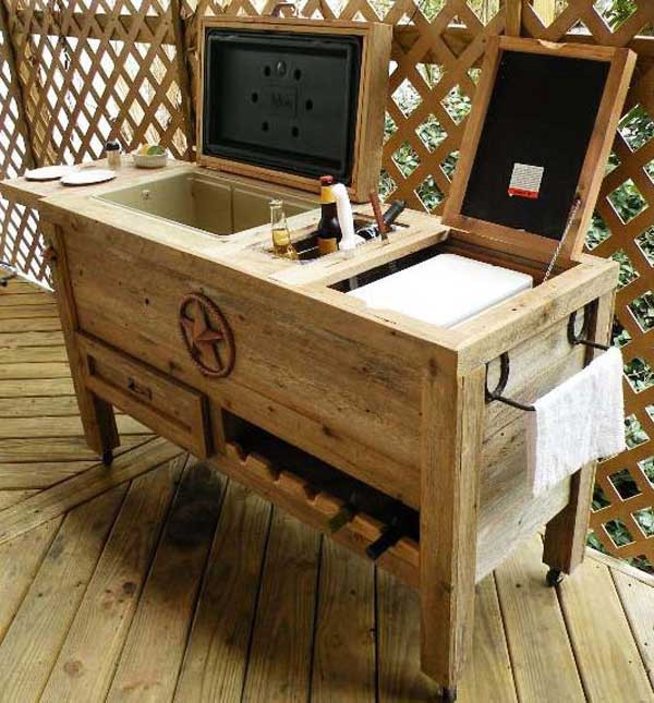 DIY Outdoor Bar Table
 26 Creative and Low Bud DIY Outdoor Bar Ideas Amazing