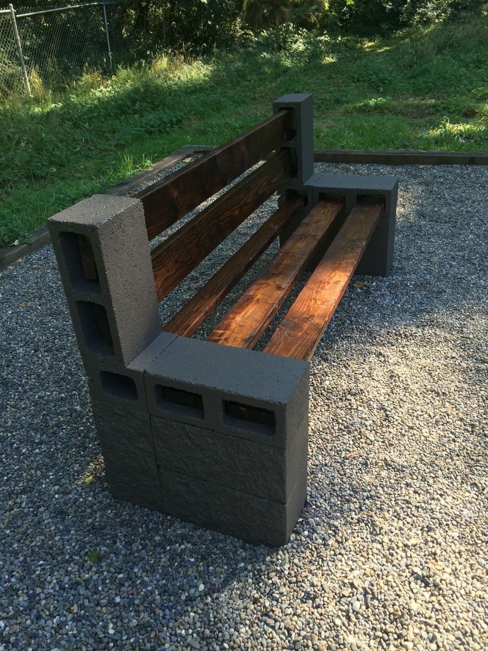DIY Outdoor Bench With Back
 Diy bench