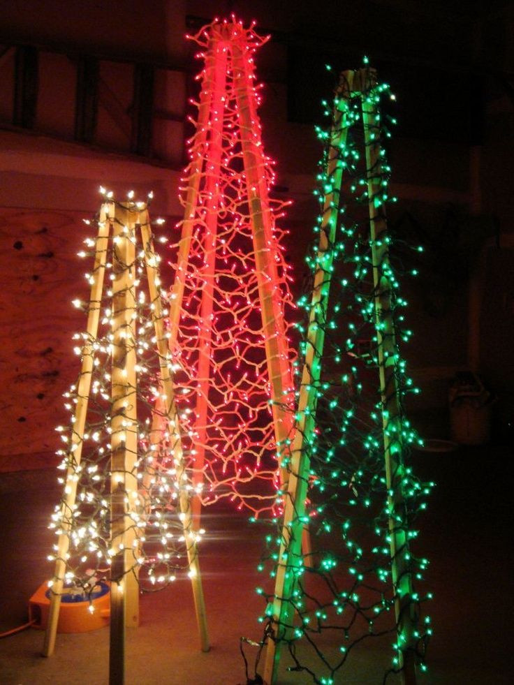 DIY Outdoor Christmas Light Tree
 36 Amazing Outdoor Christmas Decorations Ideas