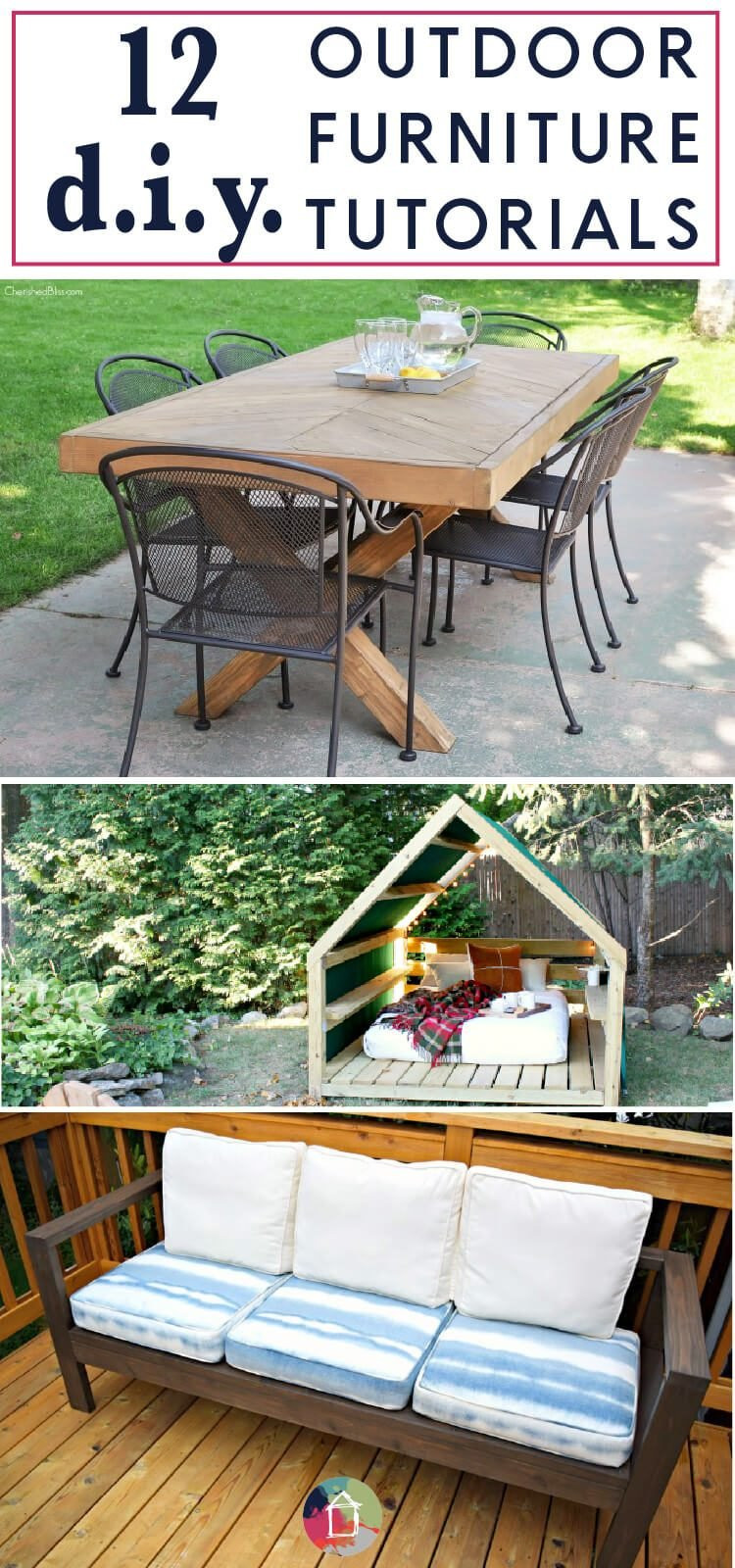 DIY Outdoor Couches
 DIY Outdoor Furniture Creative & Affordable Ideas