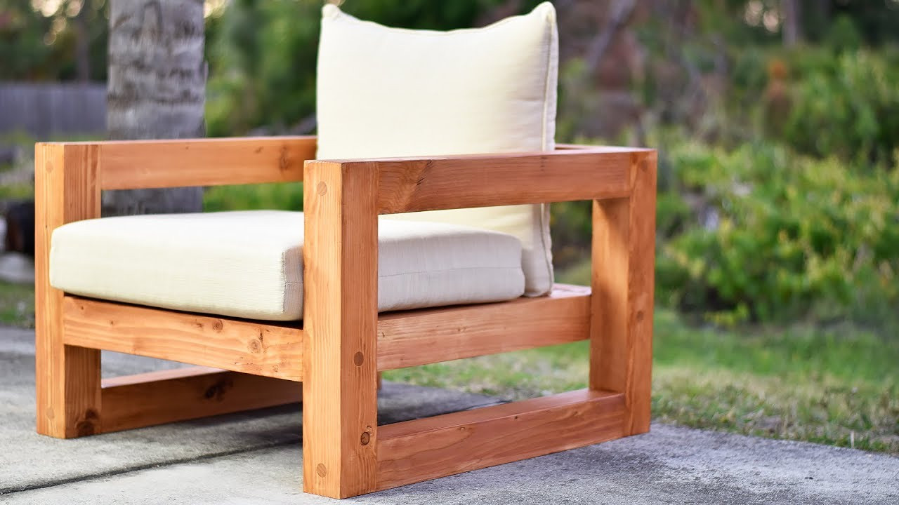 DIY Outdoor Couches
 DIY Modern Outdoor Chair