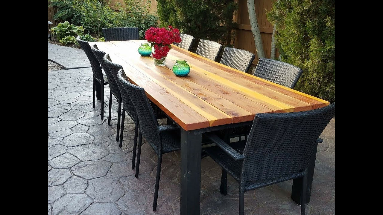 DIY Outdoor Dining Table
 DIY Outdoor Dining Table