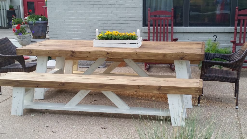DIY Outdoor Farmhouse Table
 Outdoor Farm Table Shanty 2 Chic