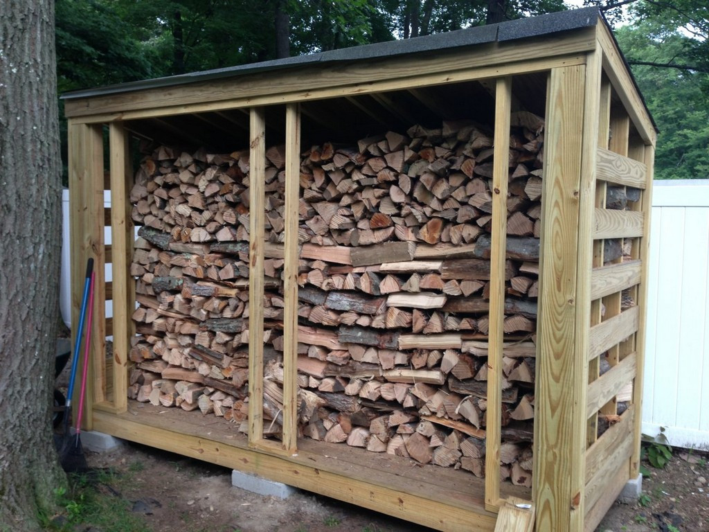 DIY Outdoor Firewood Rack
 14 Best DIY Outdoor Firewood Rack and Storage Ideas [ ]