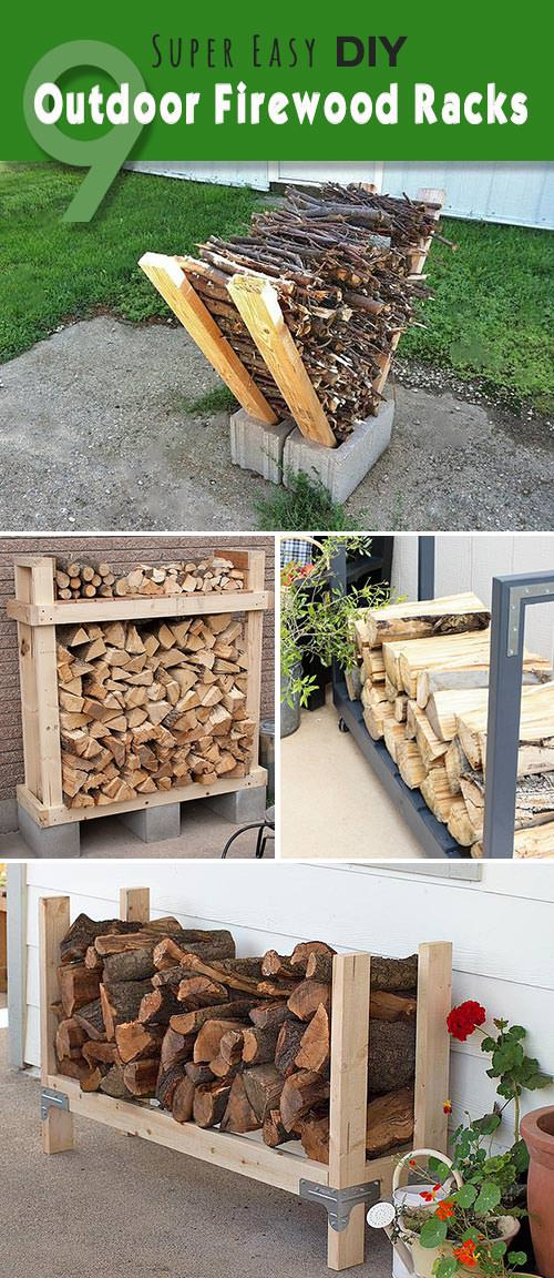 DIY Outdoor Firewood Rack
 9 Super Easy DIY Outdoor Firewood Racks