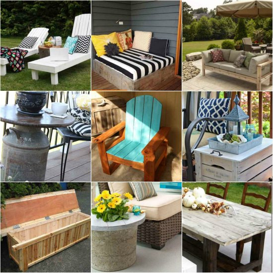 DIY Outdoor Furniture Ideas
 18 DIY Patio Furniture Ideas For An Outdoor Oasis