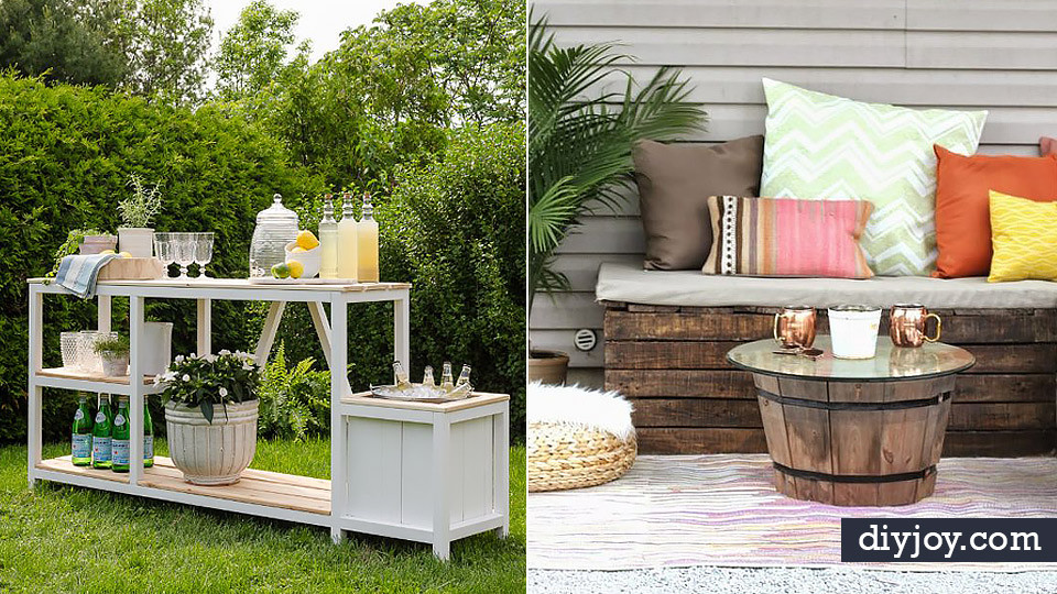 DIY Outdoor Furniture Ideas
 34 DIY Outdoor Furniture Ideas