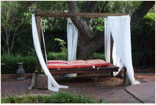 DIY Outdoor Hanging Bed
 How to Build a Hanging Bed Easy DIY Outdoor Swing Bed to