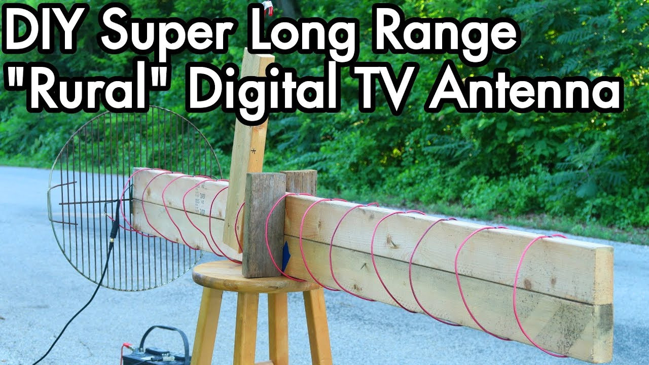 DIY Outdoor Hdtv Antenna
 Digital TV Antenna Experiments 02 DIY Super Long Range