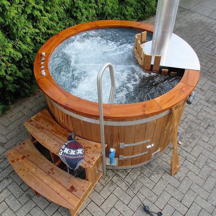 DIY Outdoor Hot Tub
 Mind Blowing Ideas for Patio Hot Tubs