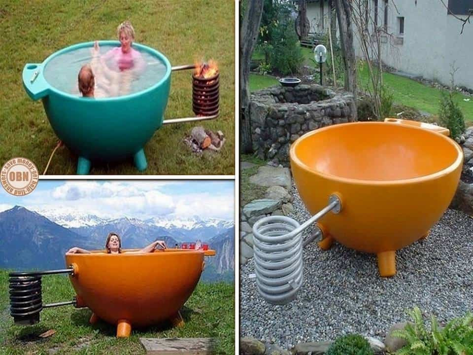 DIY Outdoor Hot Tub
 The Innovative “Dutch Tub” Hot Tub