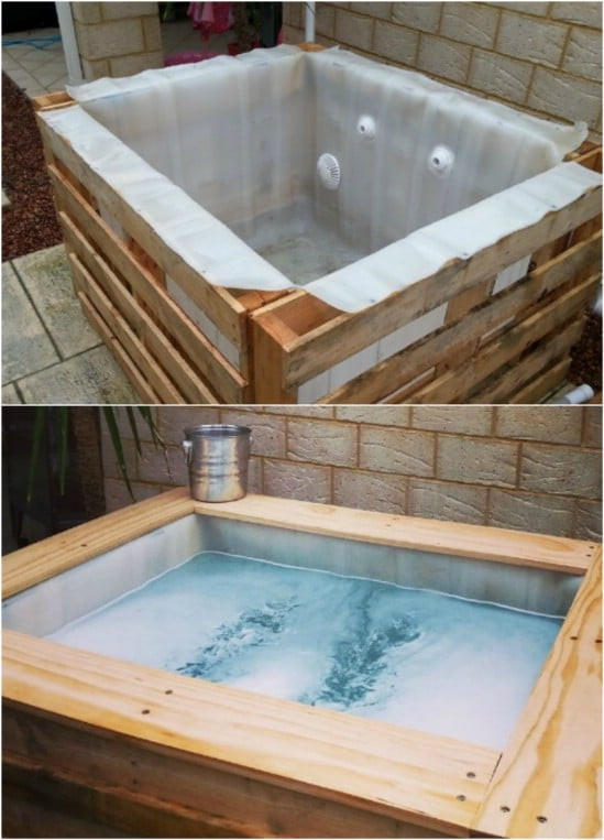 DIY Outdoor Hot Tub
 12 Relaxing And Inexpensive Hot Tubs You Can DIY In A