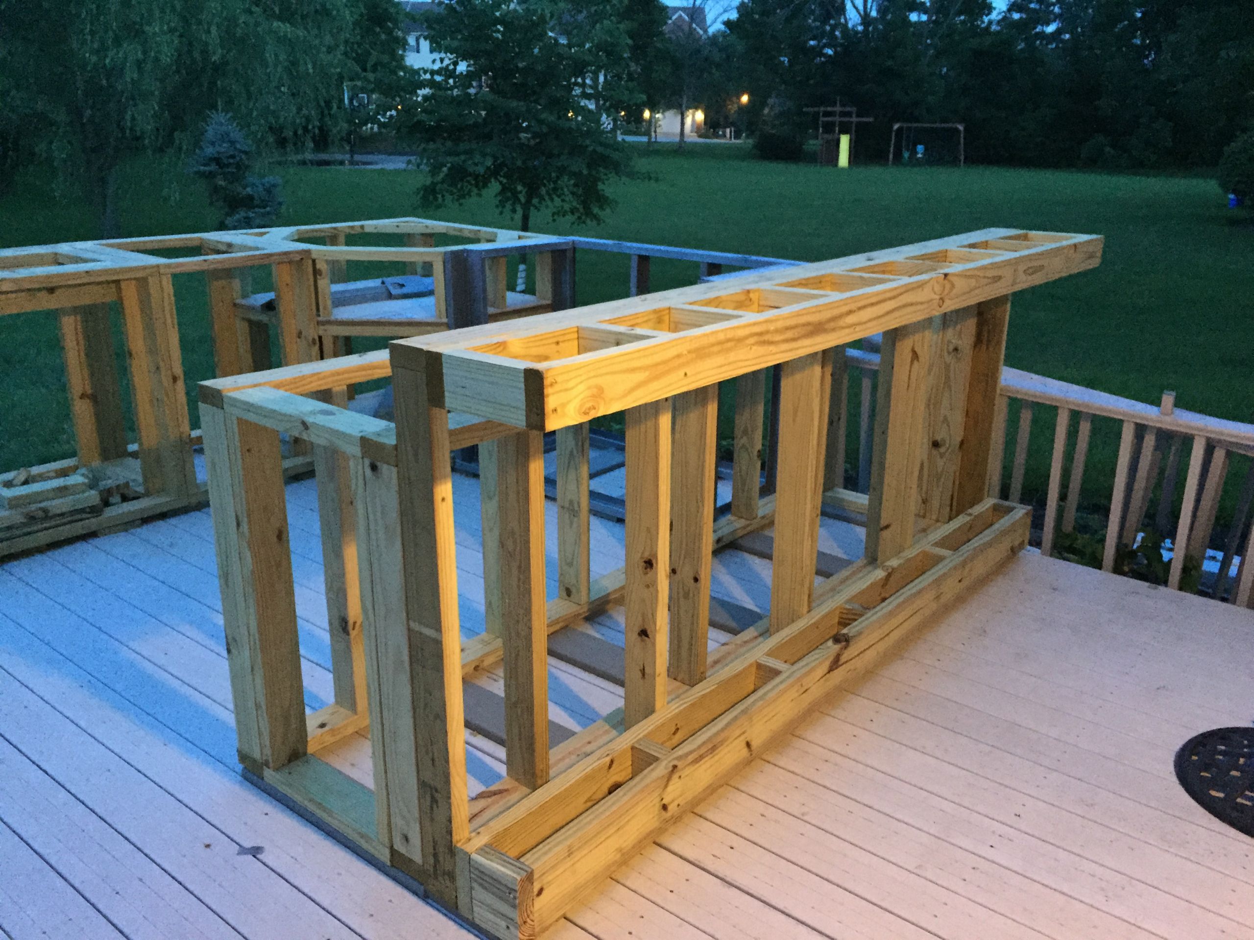 Diy Outdoor Kitchen Frames
 Guy With No Experience Builds Outdoor Kitchen That Would