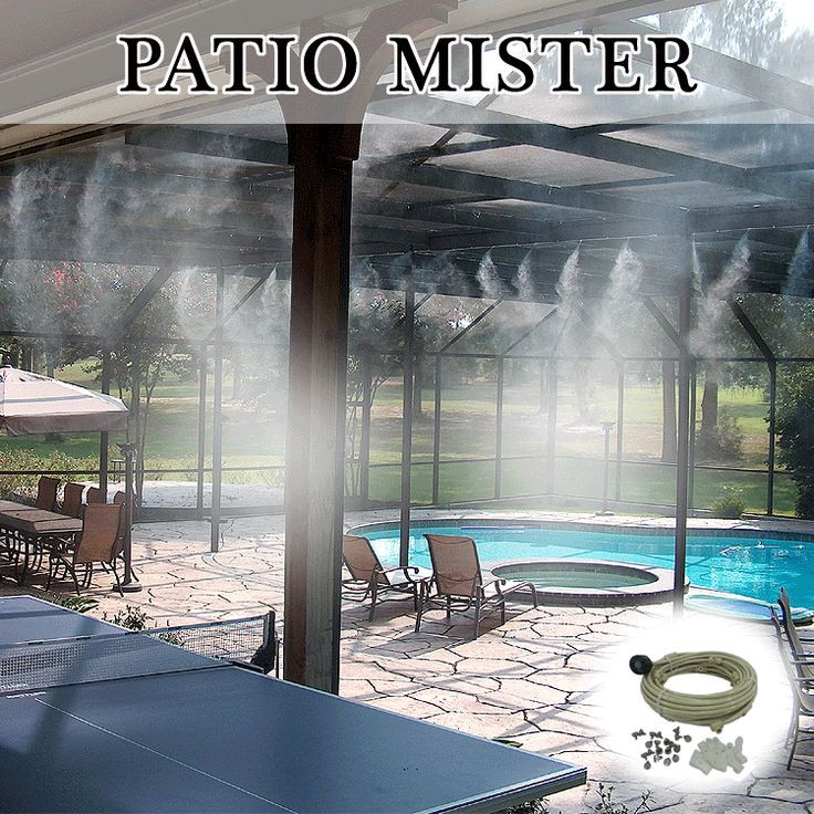 DIY Outdoor Misting System
 8 best diy outdoor misting system images on Pinterest