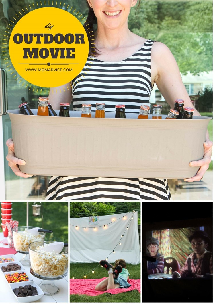 DIY Outdoor Movie Night
 DIY Outdoor Movie Night MomAdvice