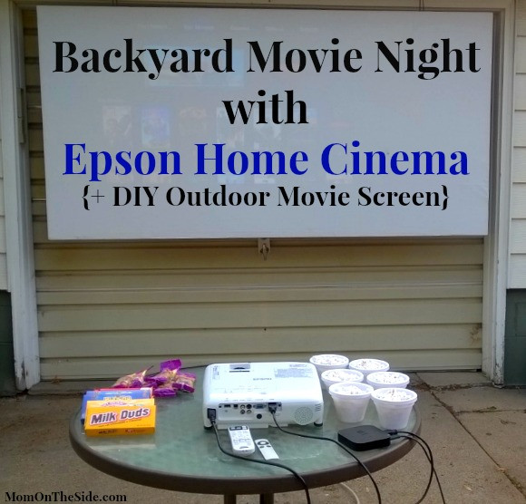 DIY Outdoor Movie Night
 Epson Home Cinema DIY Outdoor Movie Screen